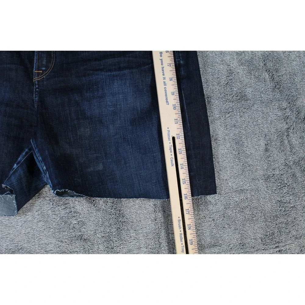 NWOT Lucky Brand Jeans Shorts 16/33 Women Blue Distressed Made In‎ USA Summer